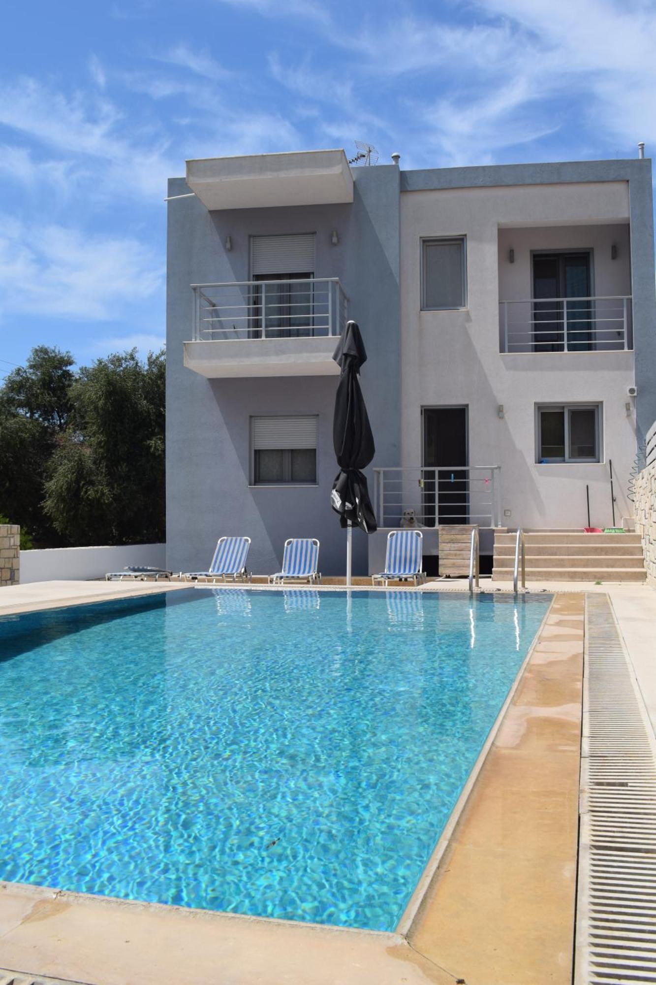 Aquarock Villa With Private Pool Prassas Bagian luar foto