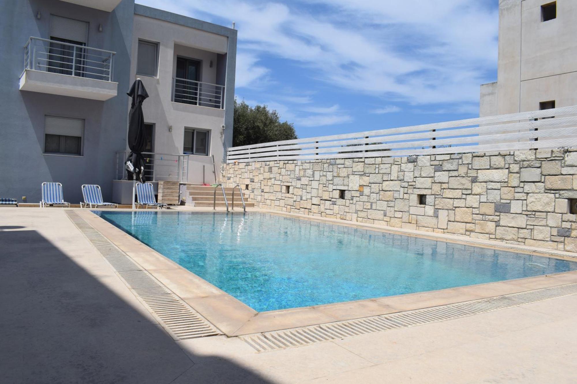 Aquarock Villa With Private Pool Prassas Bagian luar foto