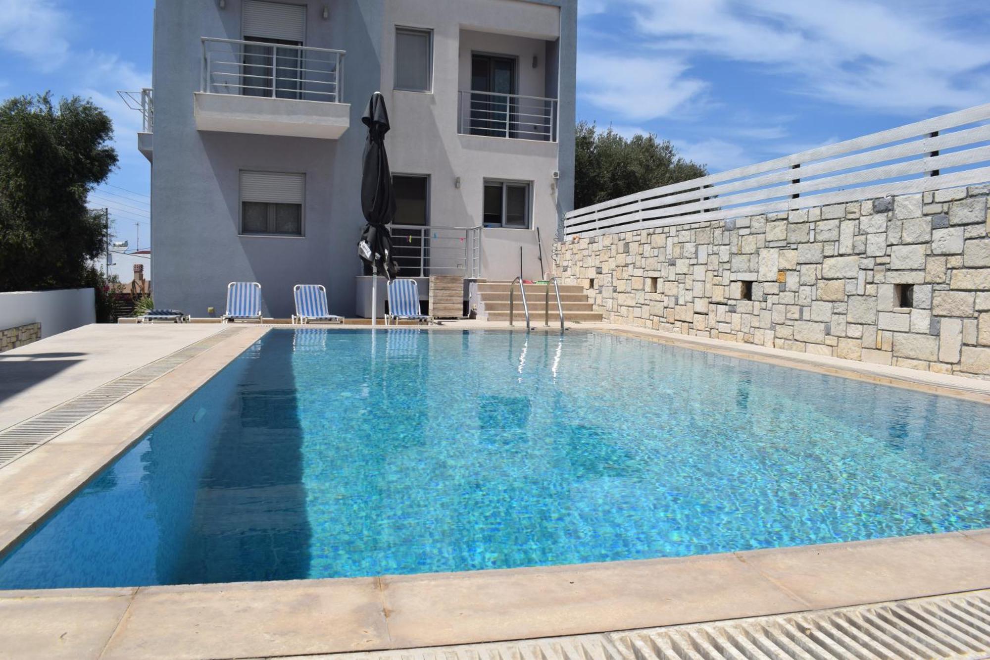Aquarock Villa With Private Pool Prassas Bagian luar foto